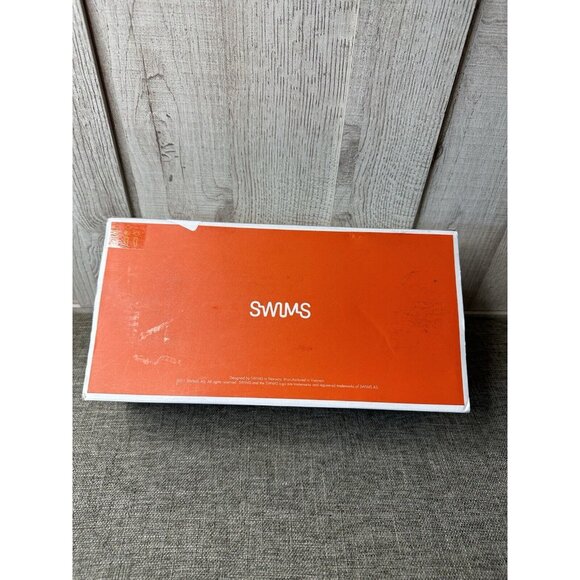 SWIMS Mens Penny Loafers Size 8 Machine Washable Boat Deck Orange Coral Shoes
